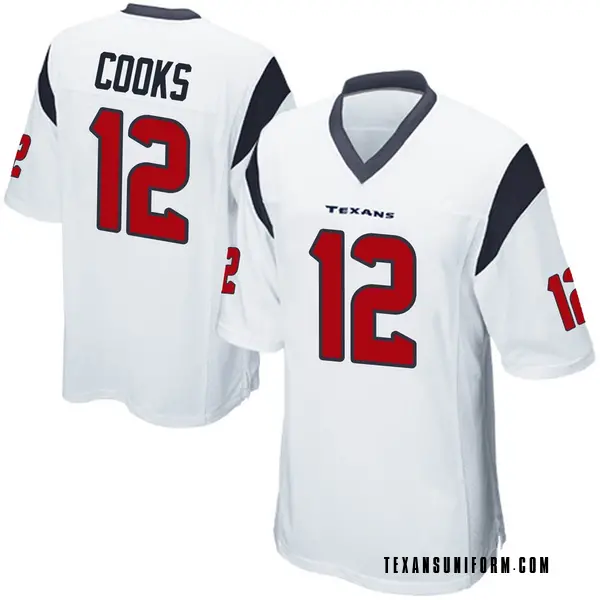 Men's Nike Houston Texans Brandin Cooks Jersey - White Game