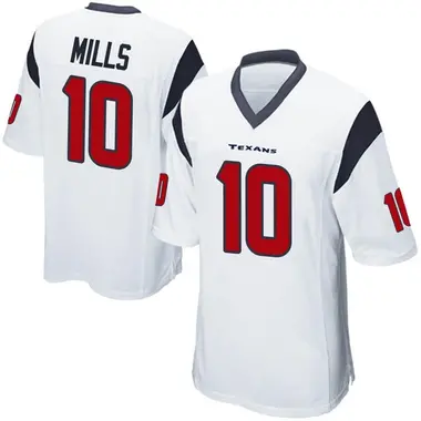Men's Nike Houston Texans Davis Mills Jersey - White Game