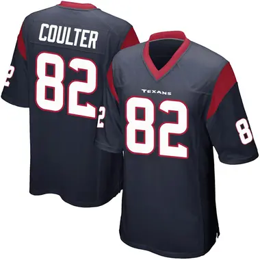Men's Nike Houston Texans Isaiah Coulter Team Color Jersey - Navy Blue Game